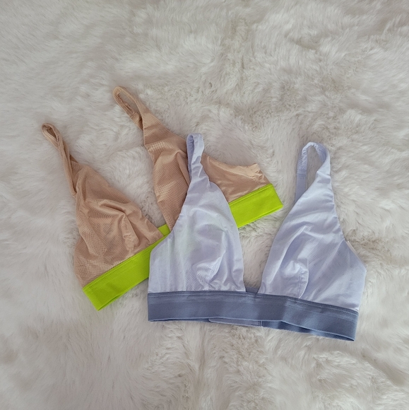 aerie Other - 🥂AERIE 2-PACK SMOOTHEZ MESH PLUNGE BRALETTE SIZE XS